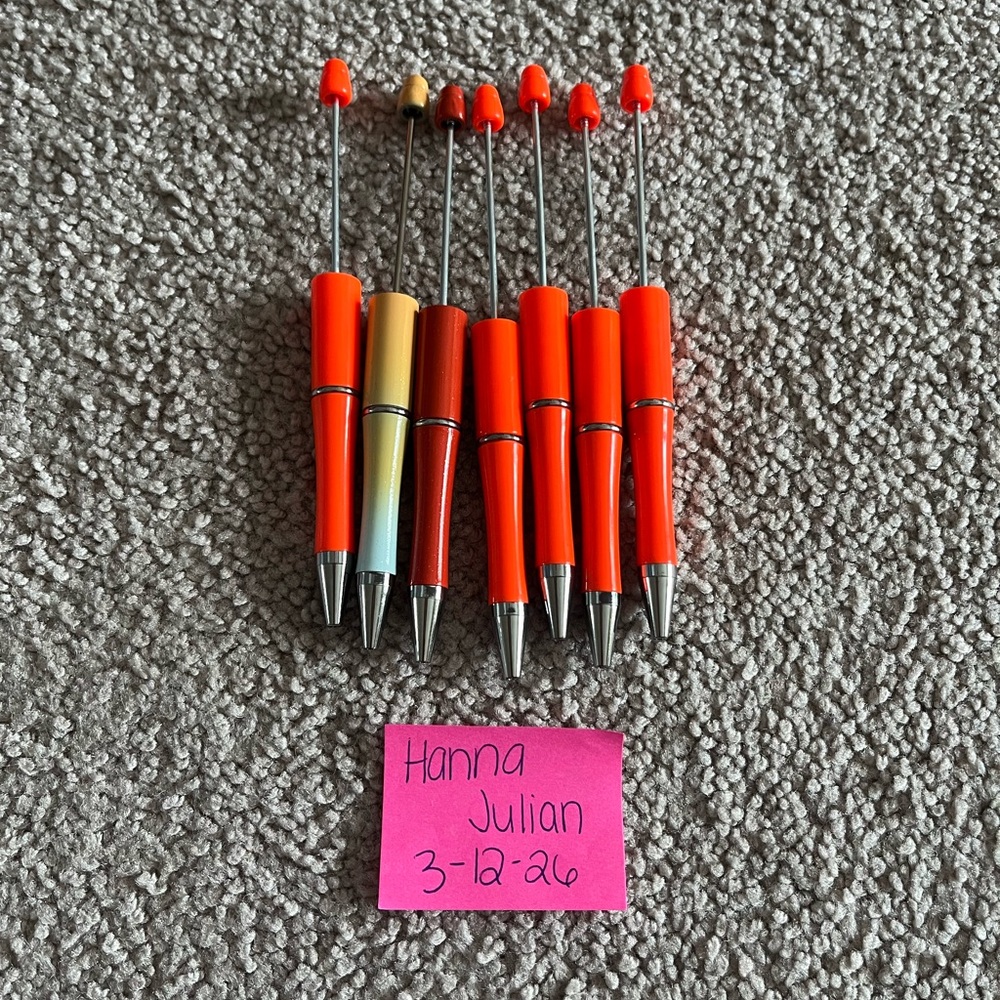Colorful Beadable Pens Set - Picture 2 of 10